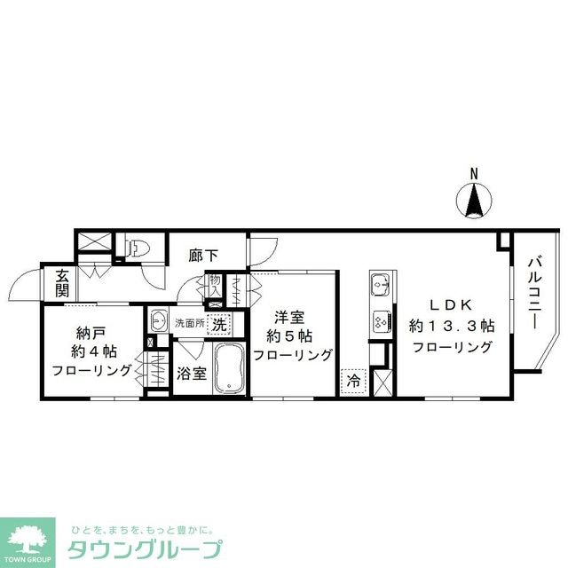 シエルクレール大森山王の物件間取画像