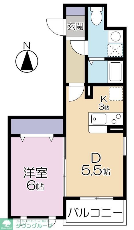 MJキャッスルの物件間取画像