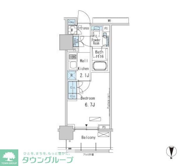 パークアクシス蒲田ステーションゲートの物件間取画像