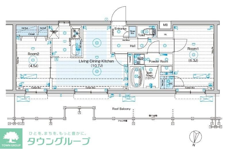 ブライズ大森東SEIの物件間取画像