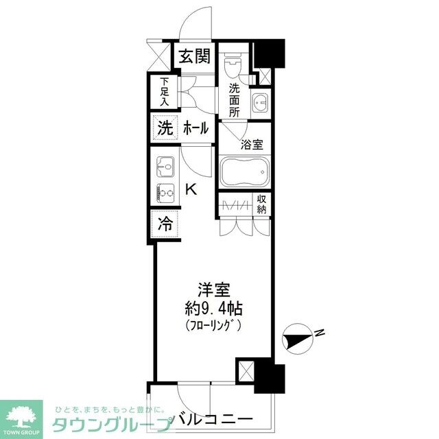 パークリュクス蒲田1丁目の物件間取画像