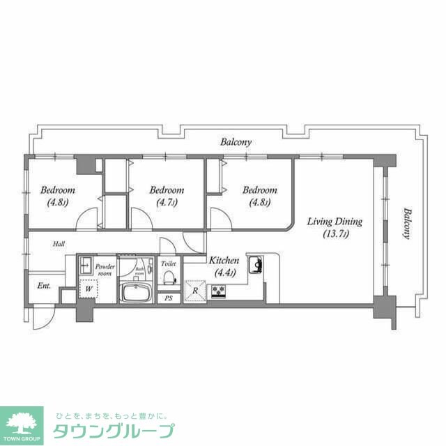 レジデンス多摩川西六郷の物件内観写真