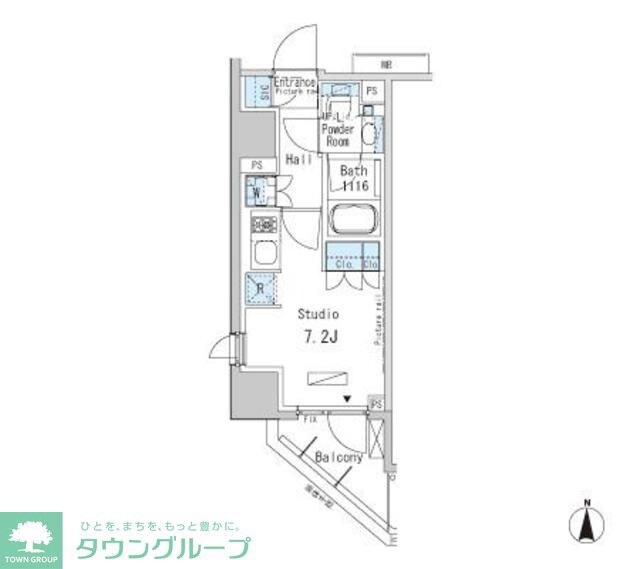 パークアクシス蒲田ステーションゲートの物件間取画像