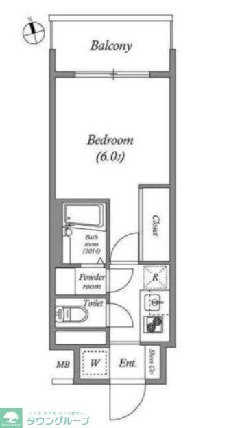 エスタート品川南大井の物件間取画像