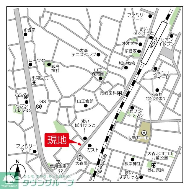 ルフォンプログレ大森山王の物件内観写真