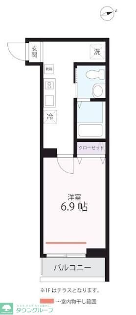 ハーミットクラブハウス羽田（仮）の物件間取画像