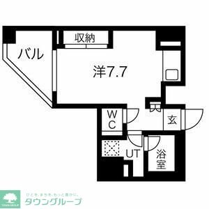 スパシエ蒲田グランドタワーの物件間取画像