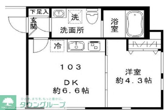 ＳＴＲＩＰＥＳ東大井の物件間取画像