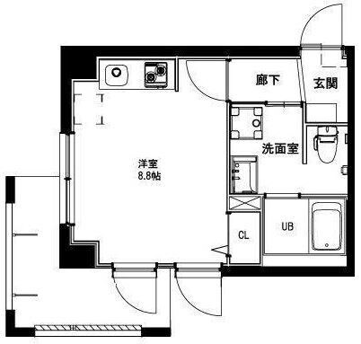 VER FLATの物件間取画像