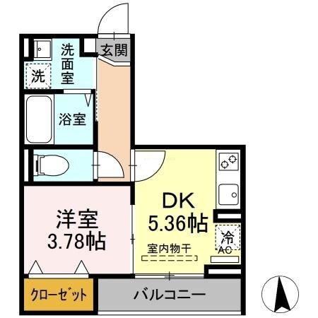 グリシーヌの物件間取画像