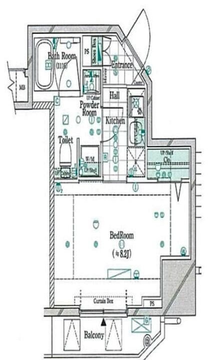 ガリシア大塚southの物件間取画像