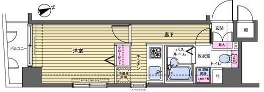 フェニックス新宿若松町の物件間取画像