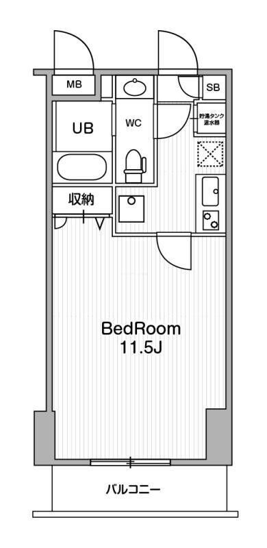 アーバンフラッツ池袋プレミアムの物件間取画像