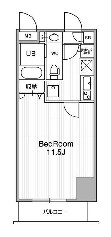 アーバンフラッツ池袋プレミアムの物件間取画像