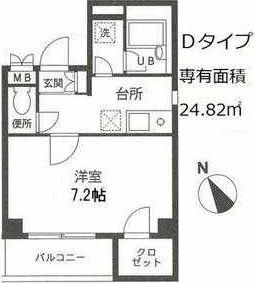 ベルテ正木の物件間取画像