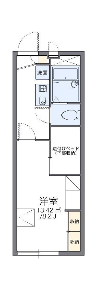 レオパレスレリアの物件間取画像