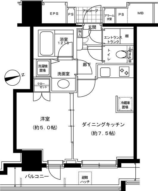 アリビオーレ神楽坂の物件間取画像