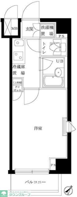 ルーブル巣鴨の物件間取画像