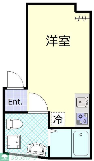 駒込スクエアの物件間取画像