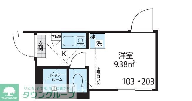 ｃｈｉａｒｏ千川の物件間取画像