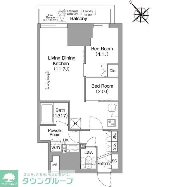 コンフォリア・リヴ東池袋の物件間取画像