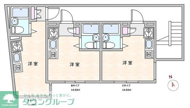 グラシアテラス高田馬場の物件間取画像