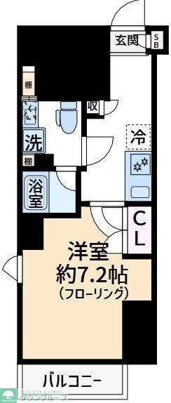 Estetica nakaitabashi 2階の物件間取画像