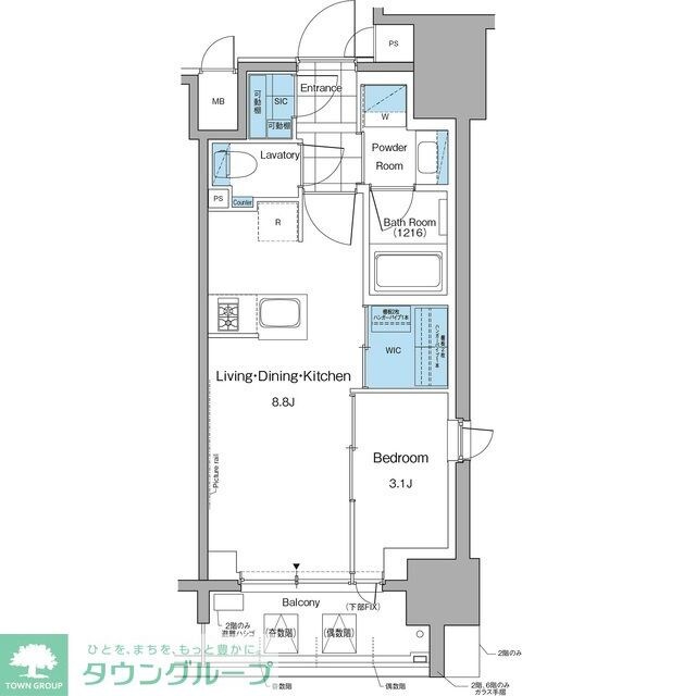 ルフォンプログレ本郷三丁目の物件間取画像