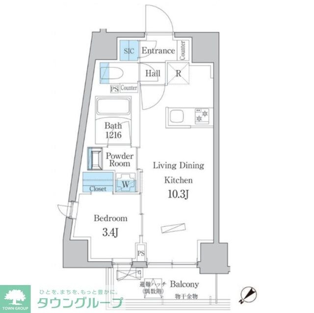 デュオフラッツ板橋大山の物件間取画像