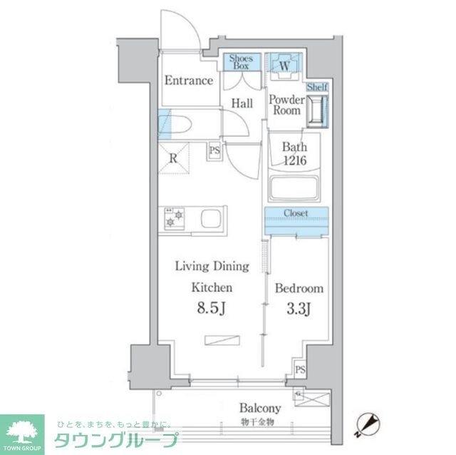 デュオフラッツ板橋大山の物件間取画像