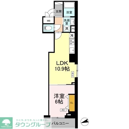 ロイジェント南池袋の物件間取画像