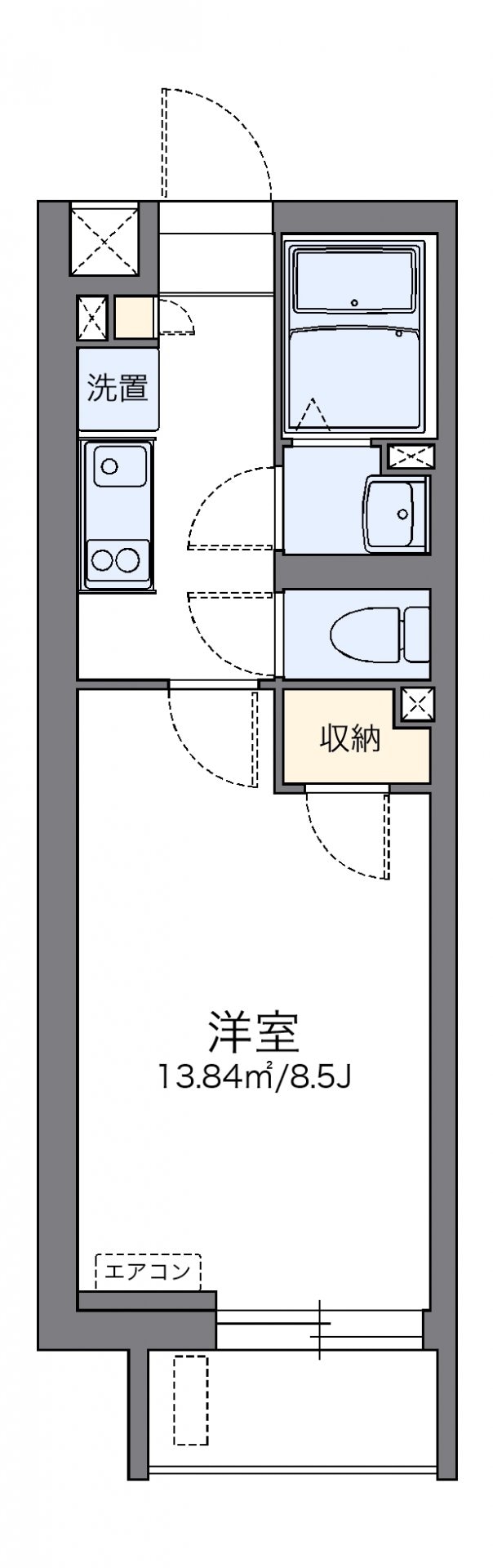 レオネクストｍｉｔｕｙｏｓｈｉの物件間取画像