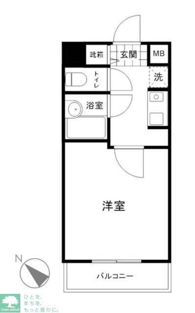 スカイコート新宿第８の物件間取画像