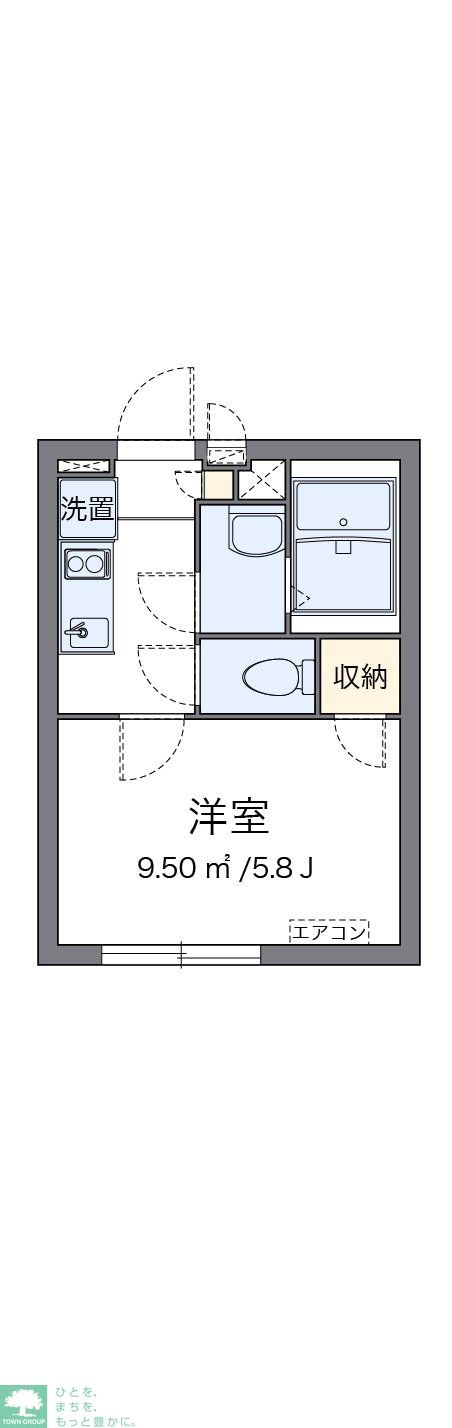 クレイノＭの物件間取画像