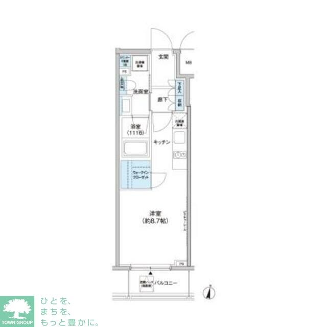 パークキューブ西新宿の物件間取画像