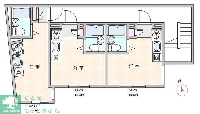 グラシアテラス高田馬場の物件間取画像