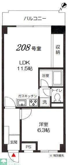 パサニアガーデン目白台の物件間取画像