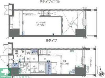 ＺＯＯＭ六本木の物件間取画像