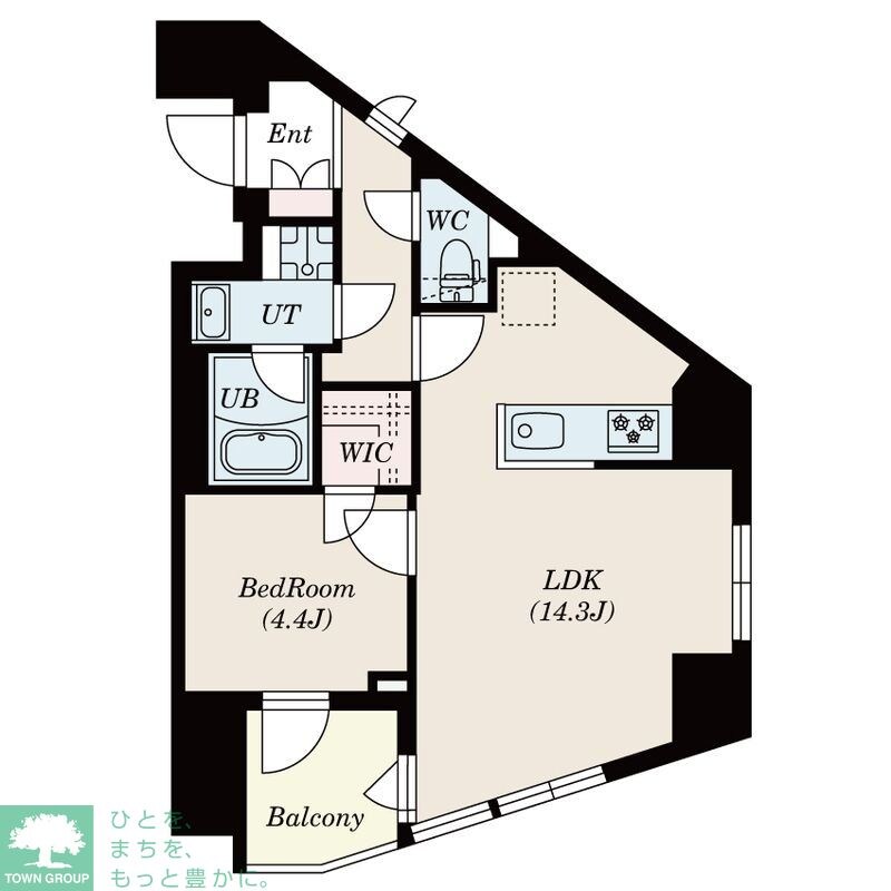 S-RESIDENCE新宿若松町の物件間取画像