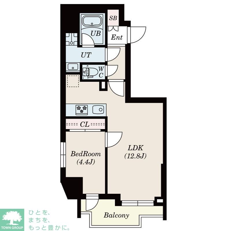 S-RESIDENCE新宿若松町の物件間取画像