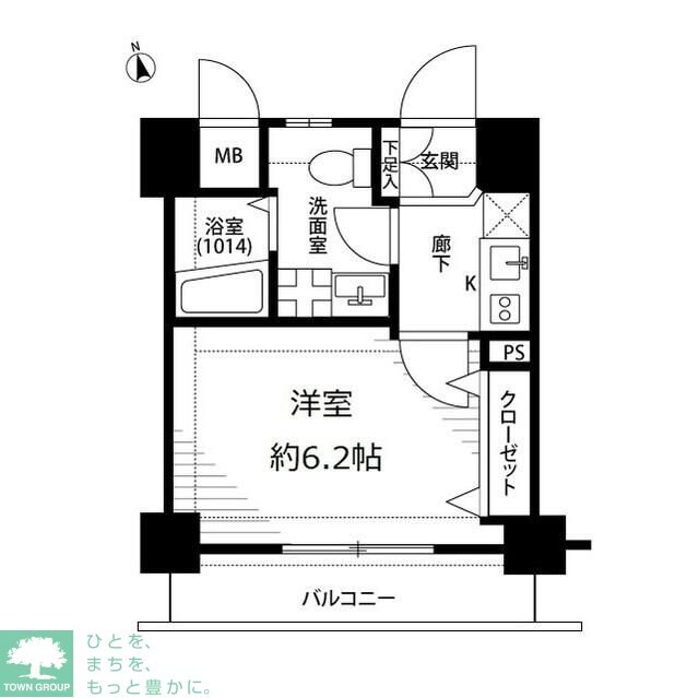 プレール・ドゥーク早稲田の物件間取画像