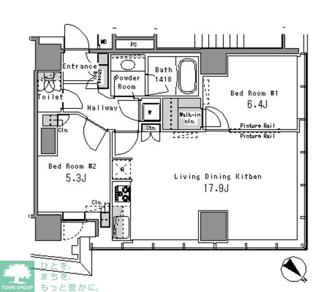 ＭＹ　ＴＯＷＥＲ　ＲＥＳＩＤＥＮＣＥの物件間取画像