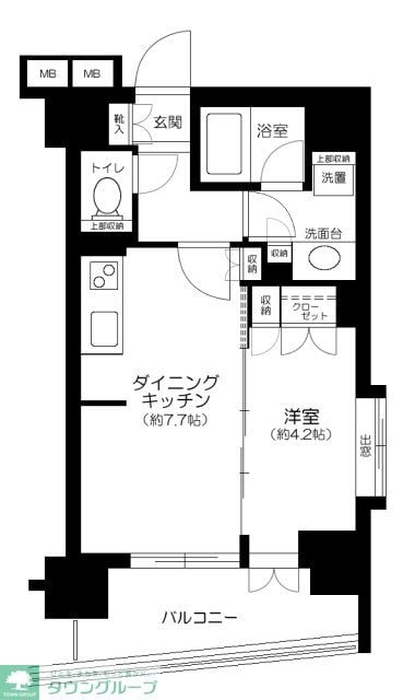 グランアビテ四谷三丁目ステーションフロントの物件間取画像