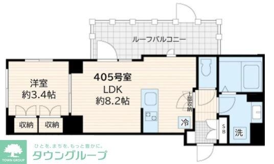 アルカンシエル新宿大京町の物件間取画像