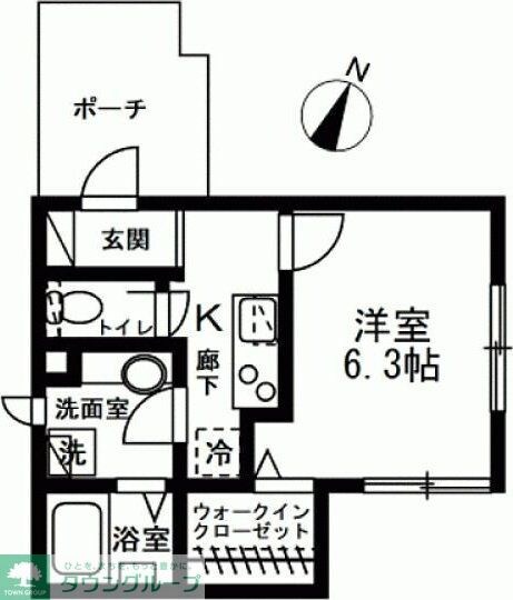 シャルマン代々木上原の物件間取画像