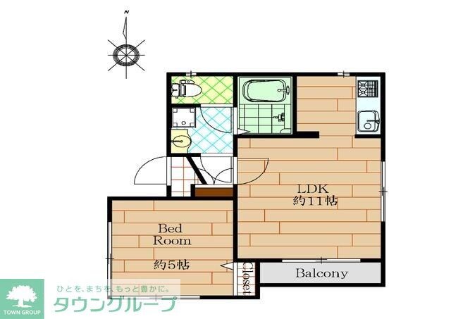 ＭＩＣＨＩ　ＨＯＵＳＥの物件間取画像