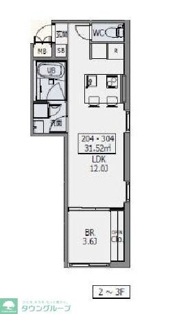 Ｈｅｕｒｅｕｘ中野若宮の物件間取画像
