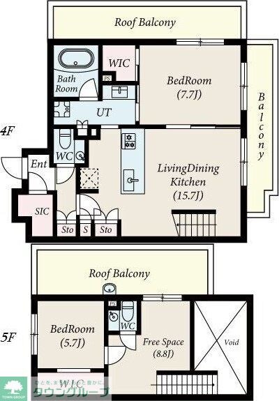 コンポジット新宿柏木の物件間取画像