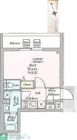アイルプレミアム西新宿の物件間取画像