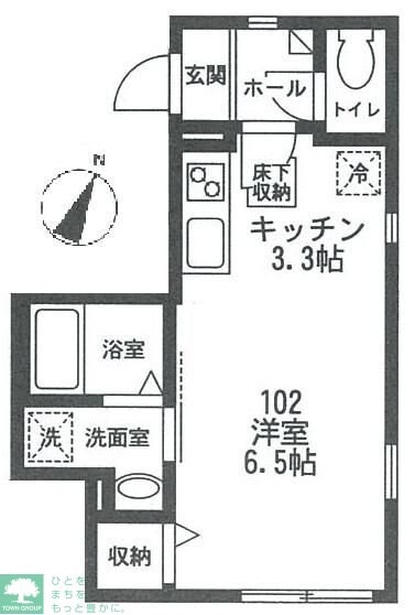 ラグーナ浜田山の物件間取画像